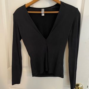American Apparel V neck Long Sleeve